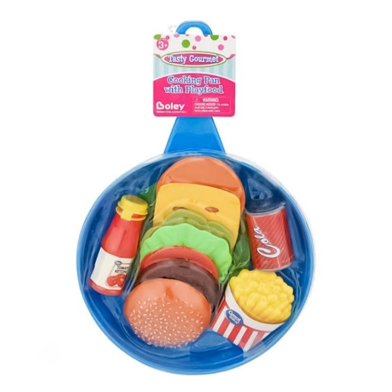 Boley Play Food Set Cooking Pan For Kids Multicolors