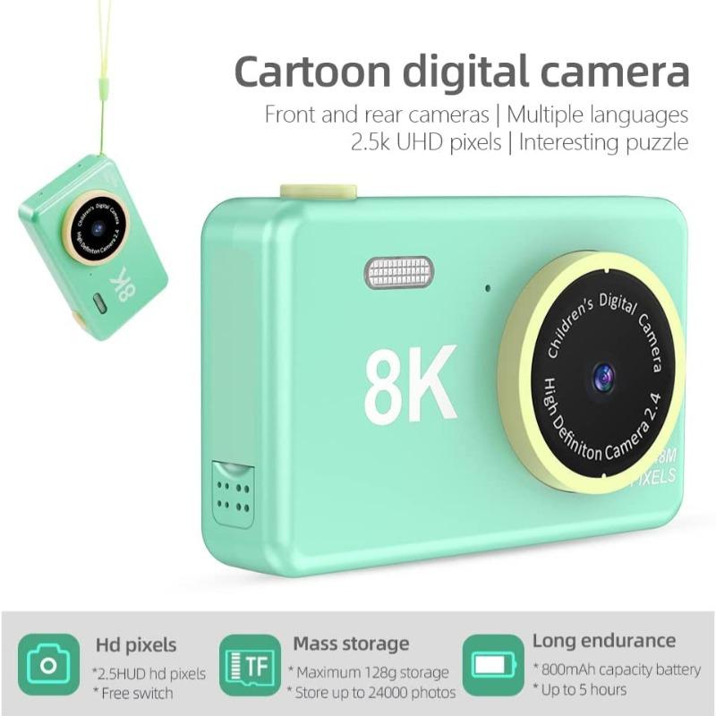 My Cam Children 8K Digital Camera - Green