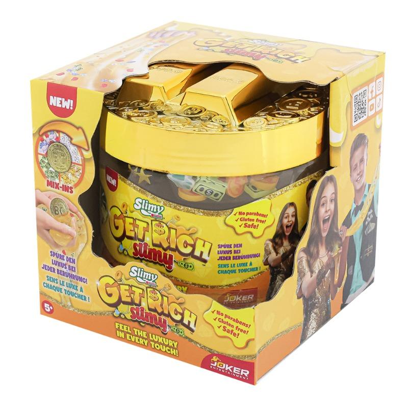 Slimy Get Rich Gold & Silver Slime Assorted