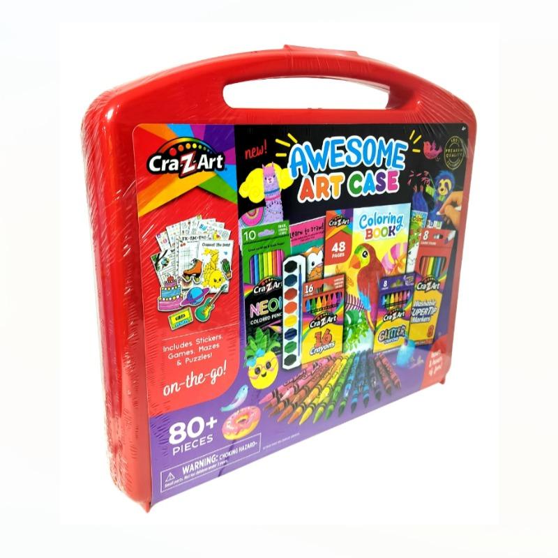 CraZart Awesome Arts Case 80 Pcs