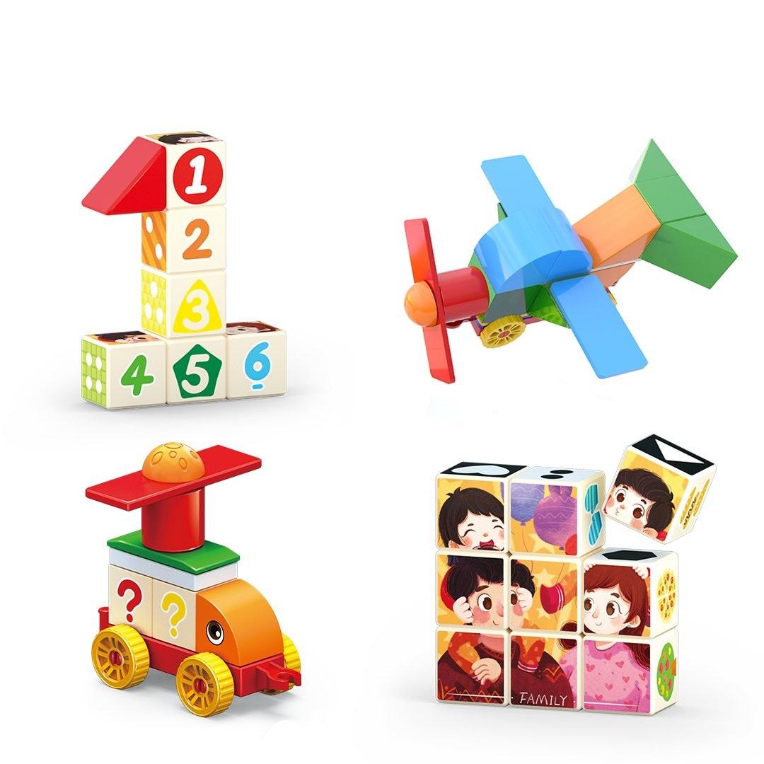 Alilo Magnetic Building Blocks - 30 Pcs