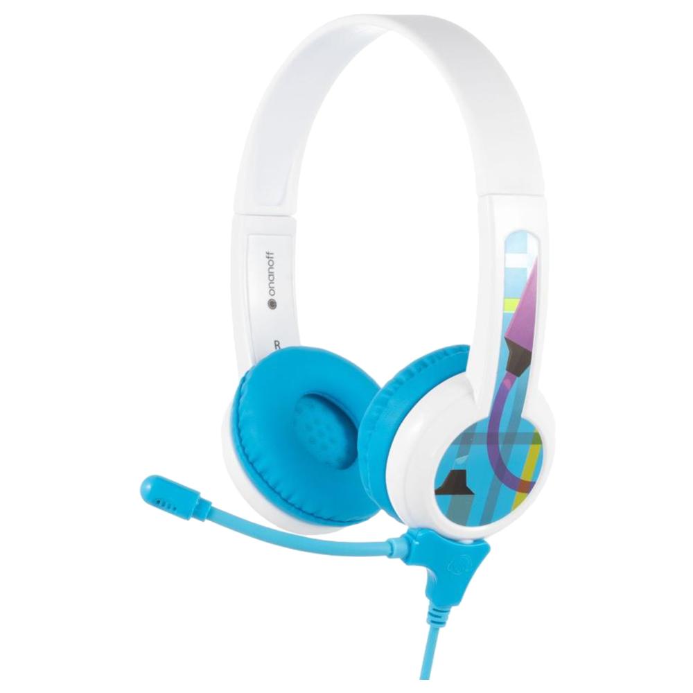 Buddy Phones Studybuddy Headphones With Mic - Blue