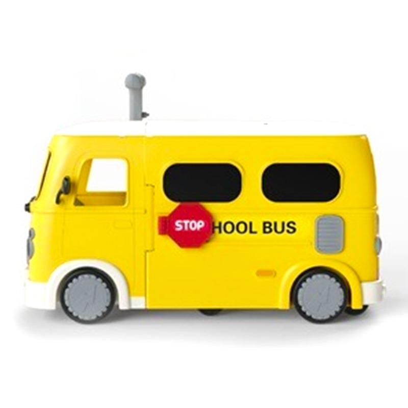 School Bus 2 In 1 Playset