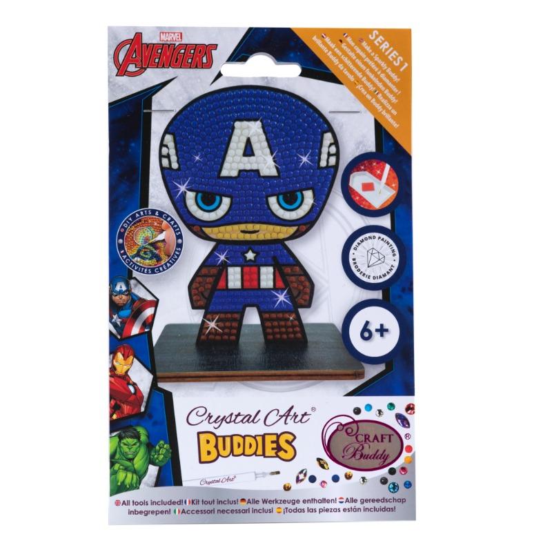 Craft Buddy Captain America Crystal Art Body