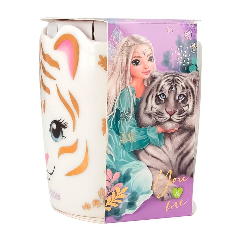 Top Model Mug Cat Design 300 ml -White