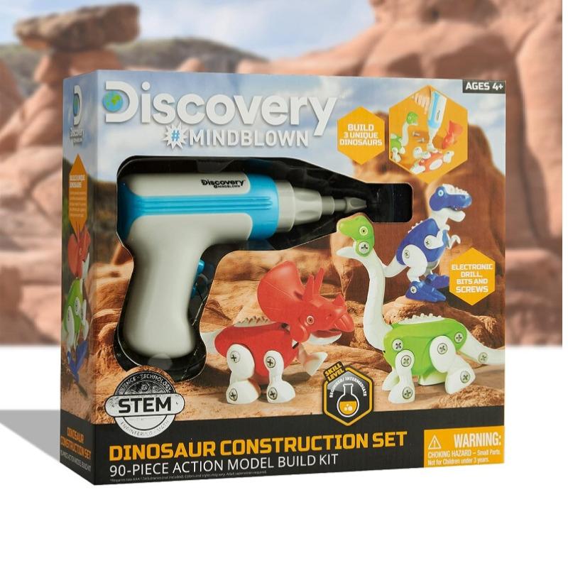 Discovery Mindblown Dinosaur Construction Set - 90 Pcs