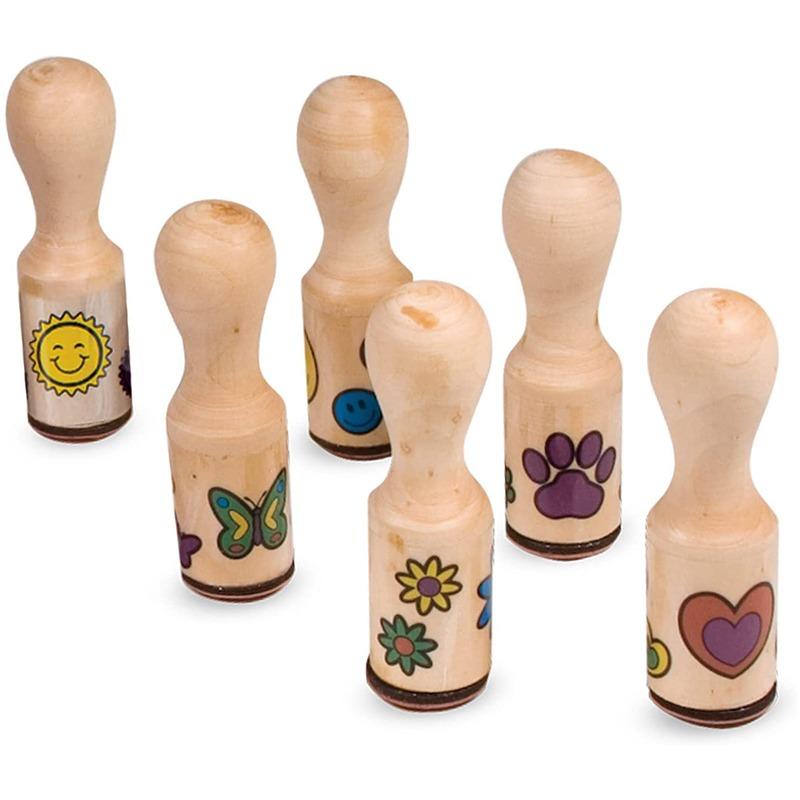 Melissa And Doug Deluxe Happy Handle Stamp Set