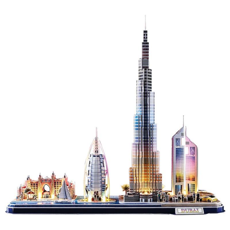 CubicFun 3D Puzzle LED City Line 182pc Dubai