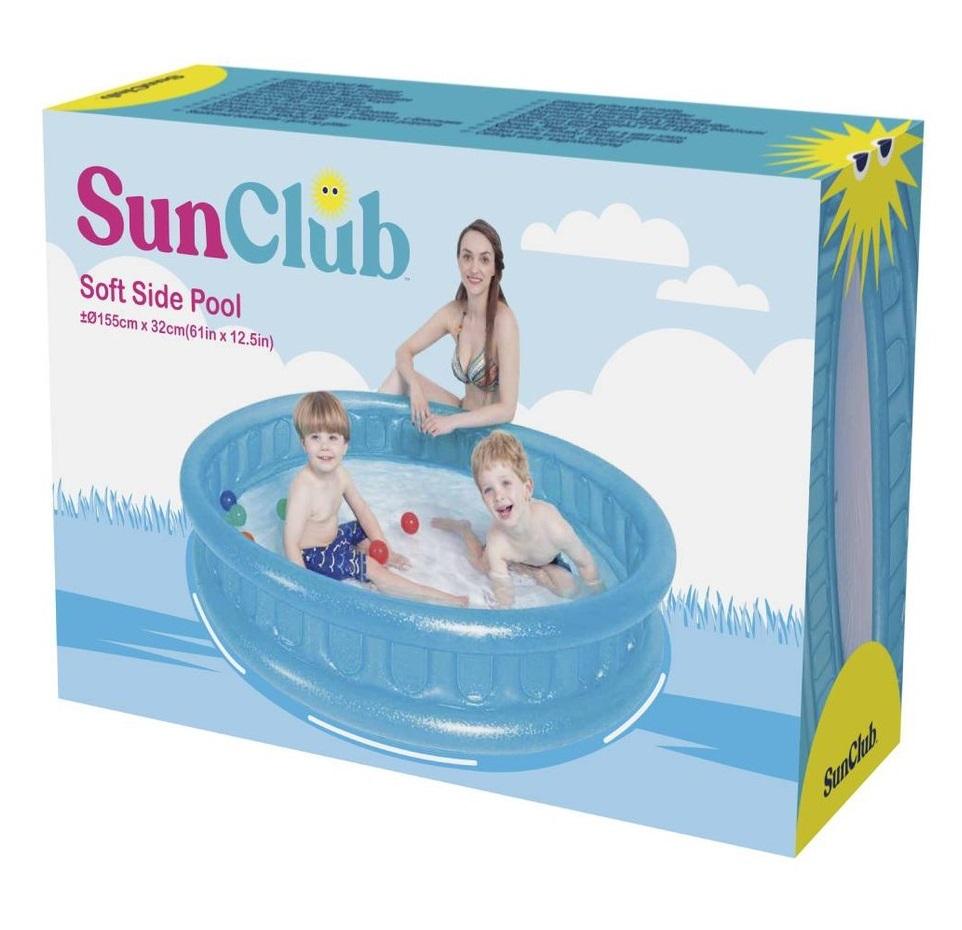Sun Club Mosaic Soft Side Swimming Pool