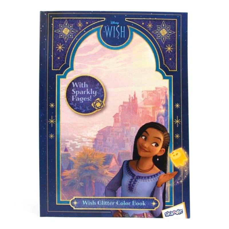 Disney Wish Glitter Colouring Book