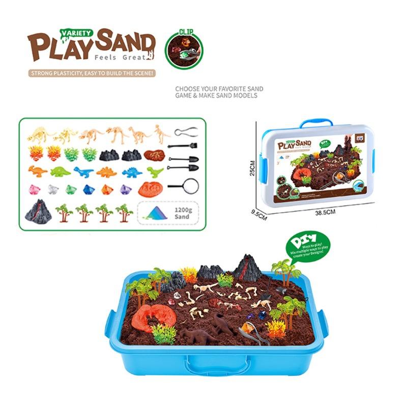 Dinosaur Archaeology Play Sand Toy – Dig into Prehistoric Adventure