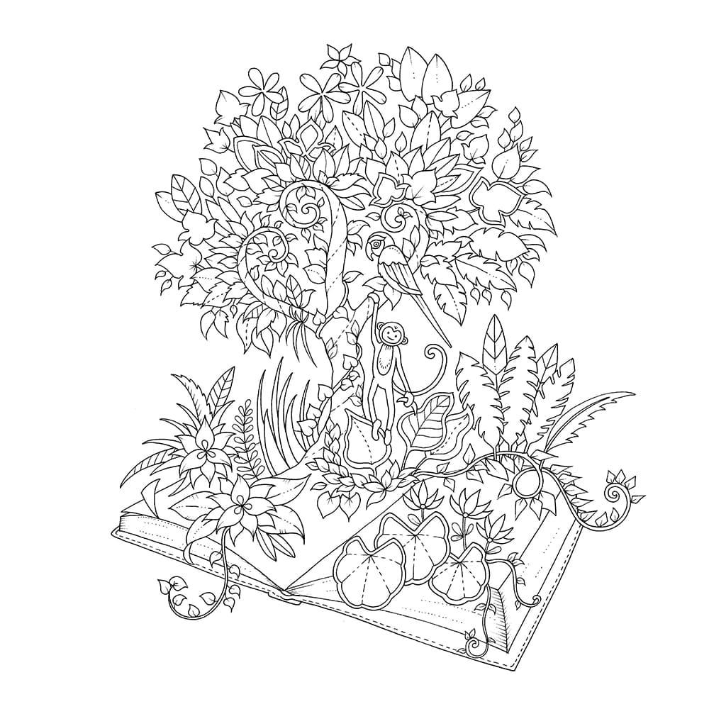 Magical Jungle An Inky Expedition And Coloring Book