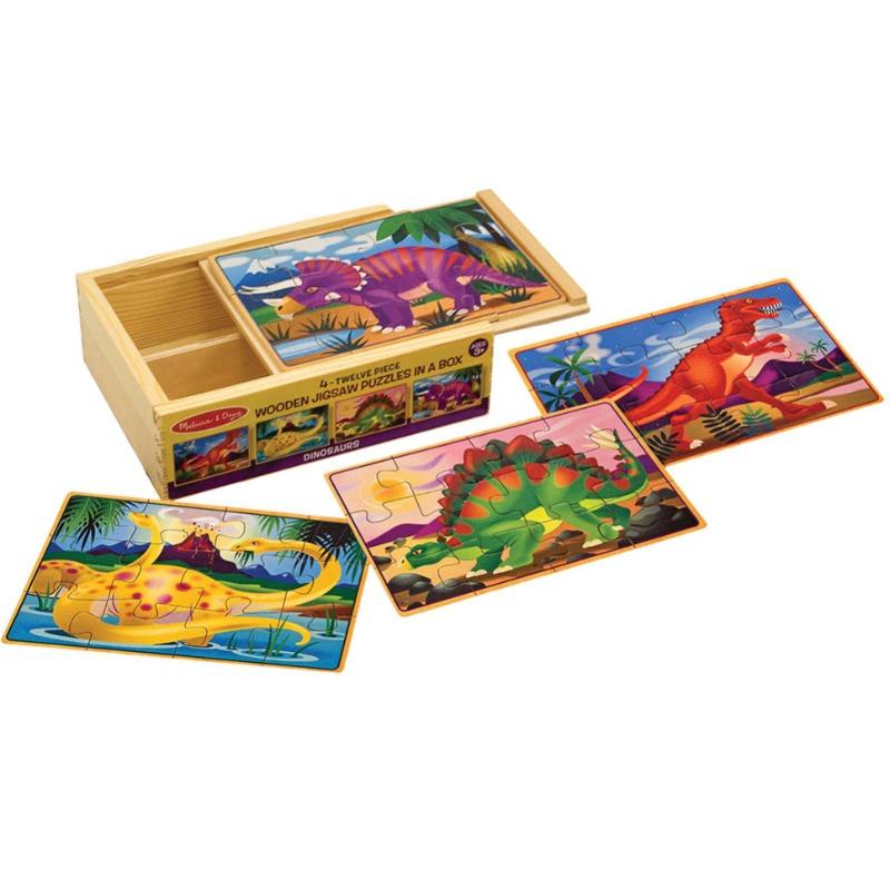 Melissa And Doug Dinosaurs Puzzles in a Box