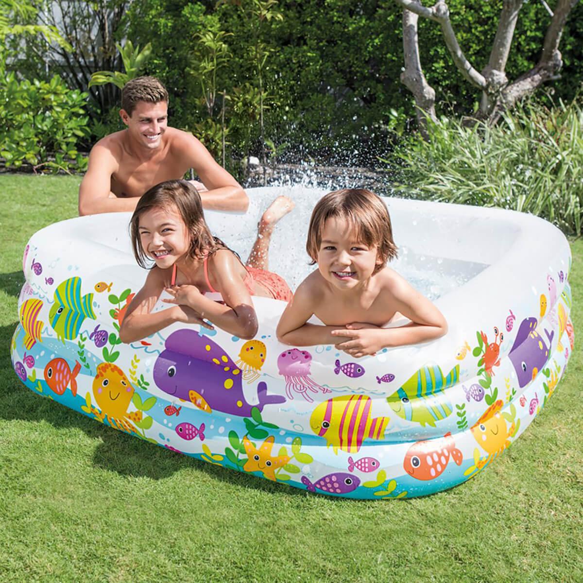 Intex - Swim Center Clear view Aquarium Inflatable Pool