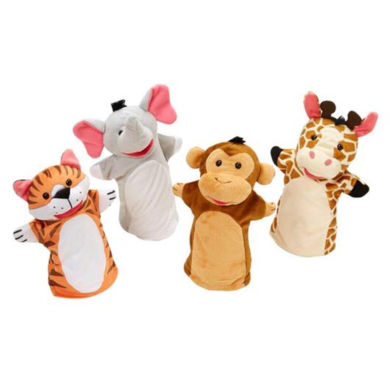 Melissa And Doug Zoo Friends Hand Puppets - Assorted