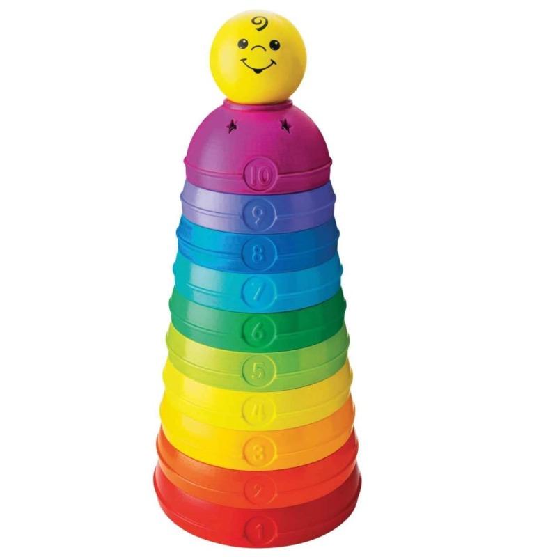 Fisher Price Stack And Roll Cups Toy