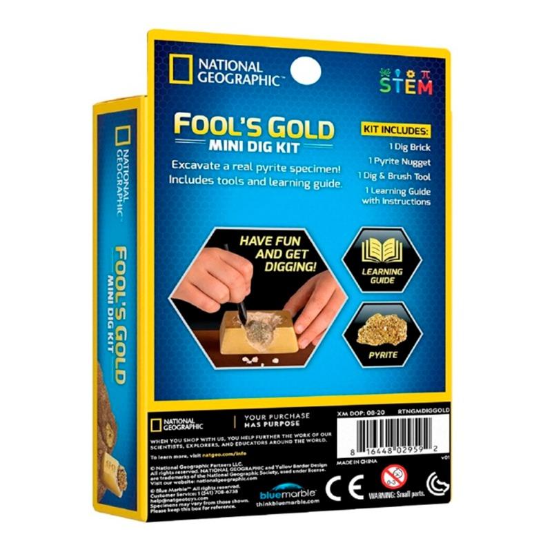 National Geographic Fools Gold Mini Dig Kit