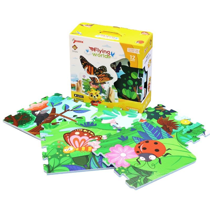 Sunta Puzzle Mat Flying World - 12 Pcs