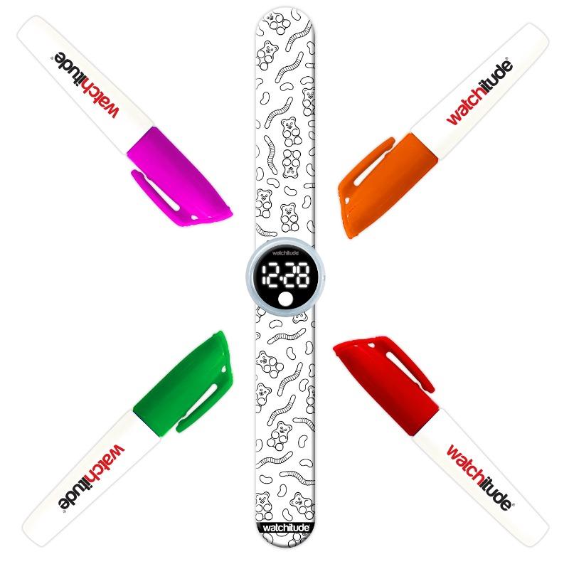 Watchitude Color Me Digital Slap Watch Gummies
