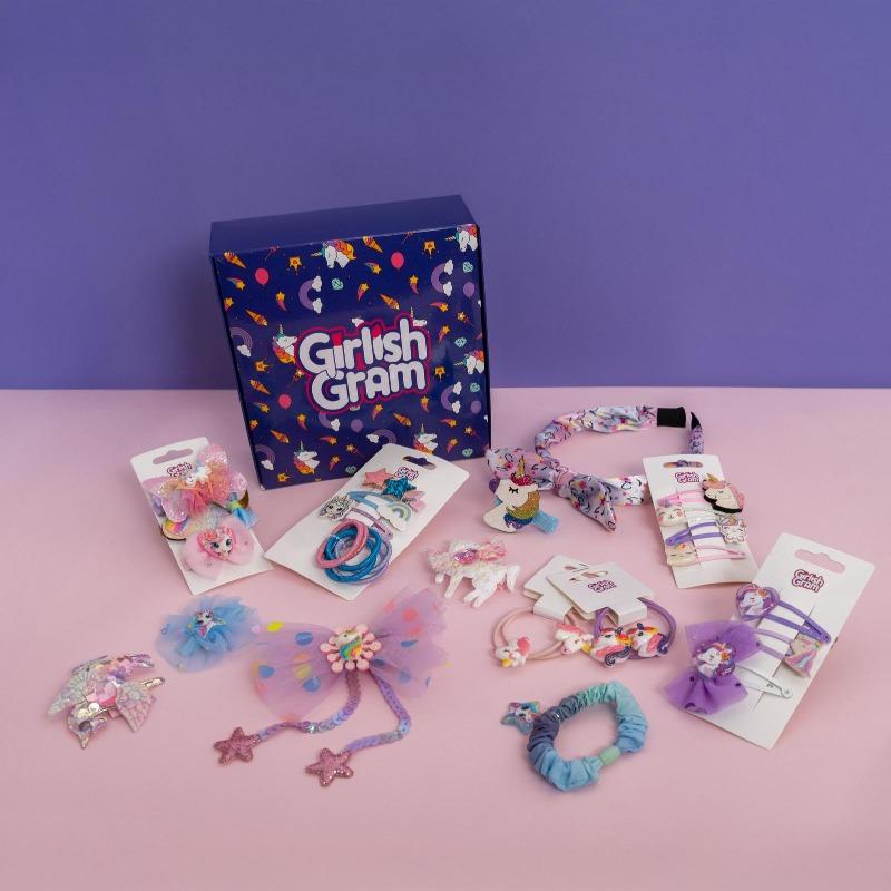 Girlish Gram Trendy Unicorn Fashion Accessories 30 pcs