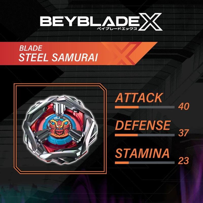 Beyblade X Steel Samurai 4-80T Booster Pack Set