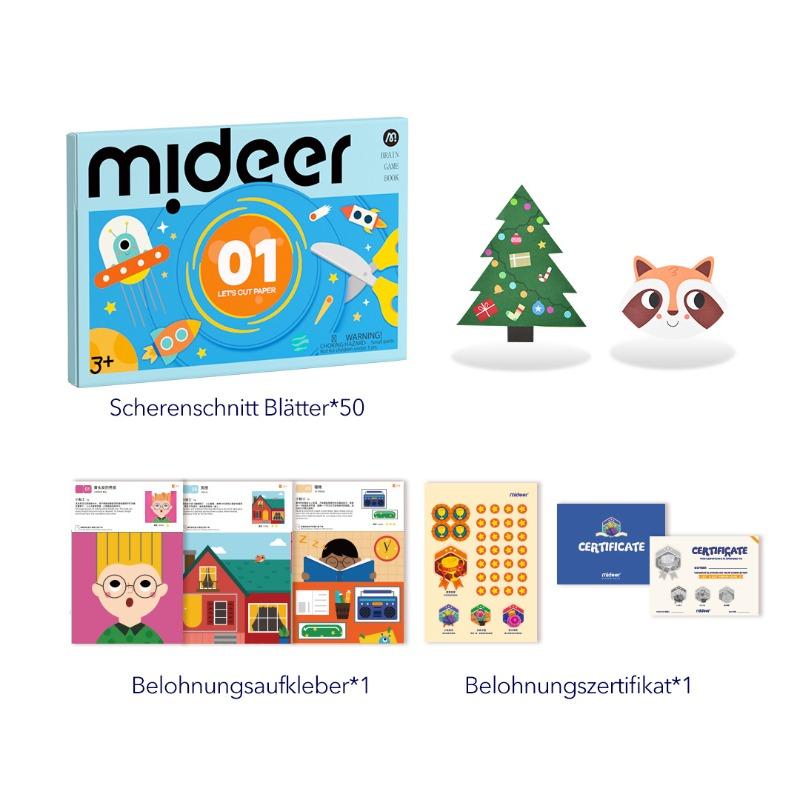 Mideer Level Up Brain Gamebook Let s Cut Paper Level 1