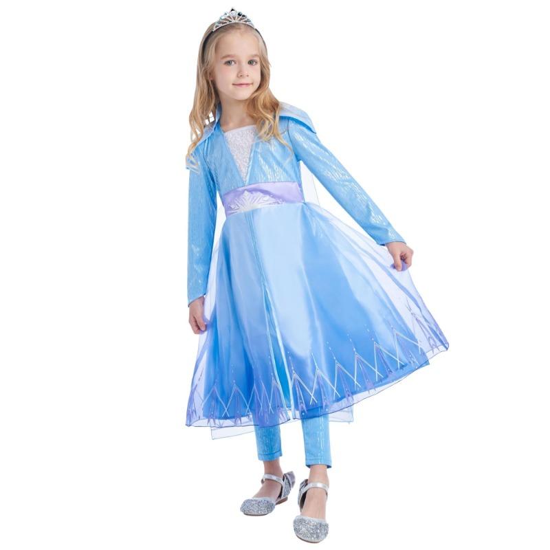 Walt Disney Elsa Frozen 2 Deluxe Dress-Up 5 To 6 Years
