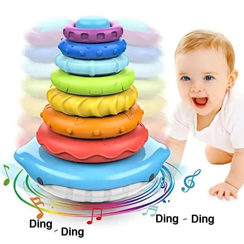 Stacking Rings Toy With Music