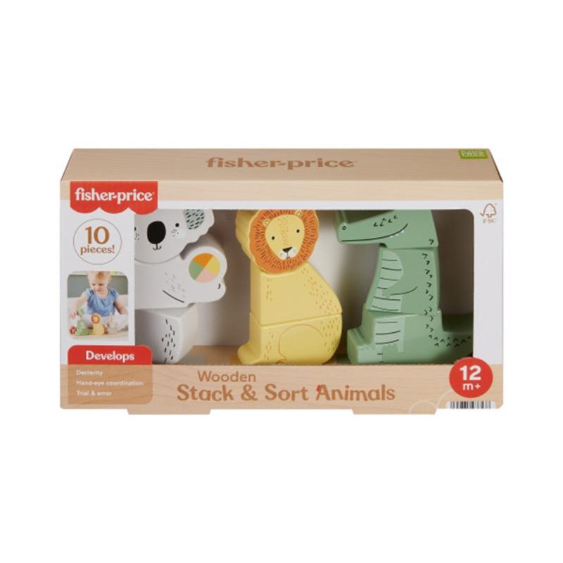 Fisher Price Wood Stack & Sort Animals