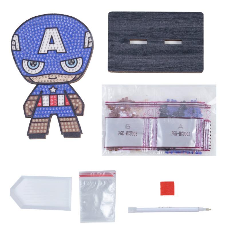 Craft Buddy Captain America Crystal Art Body