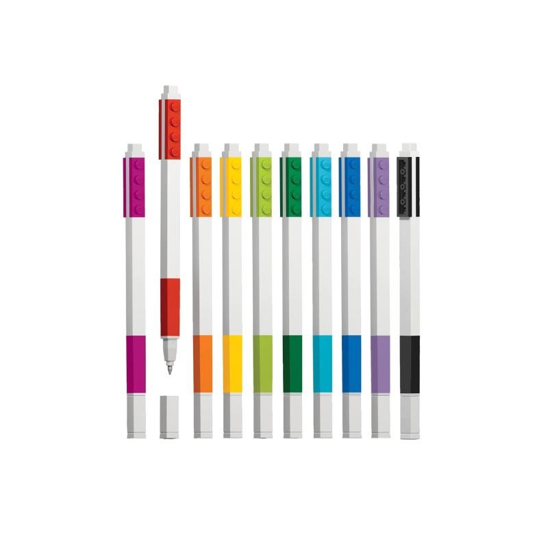 Lego Stationery Gel Pens For Kids 10 Pack
