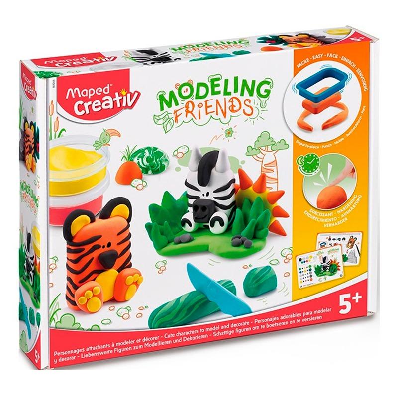 Maped Creativ Modeling Friends Set - Yellow