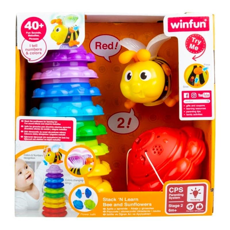 Winfun Stack N Learn Bee and Sunflowers