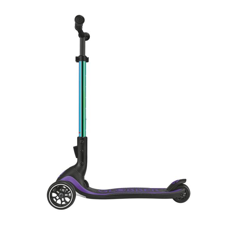 Globber Ultimum Premium Kids Scooter Foldable Adjustable 3 Wheel Ride On Neo Chrome Edition