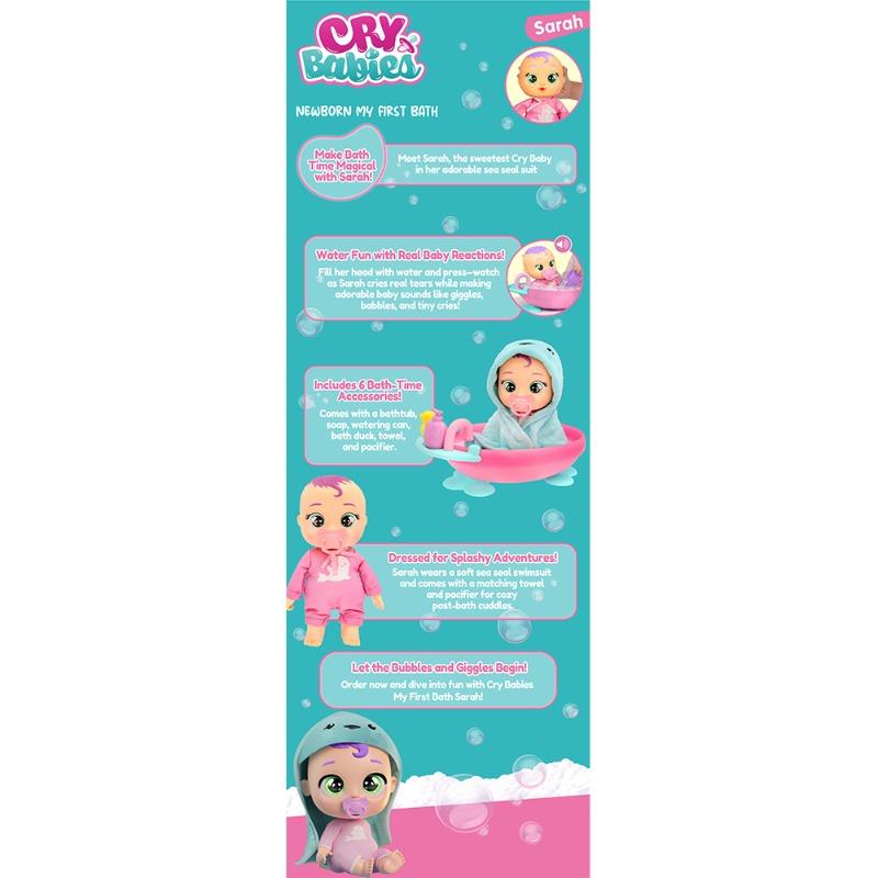 Cry Babies "Sarah" - My First Bath Doll