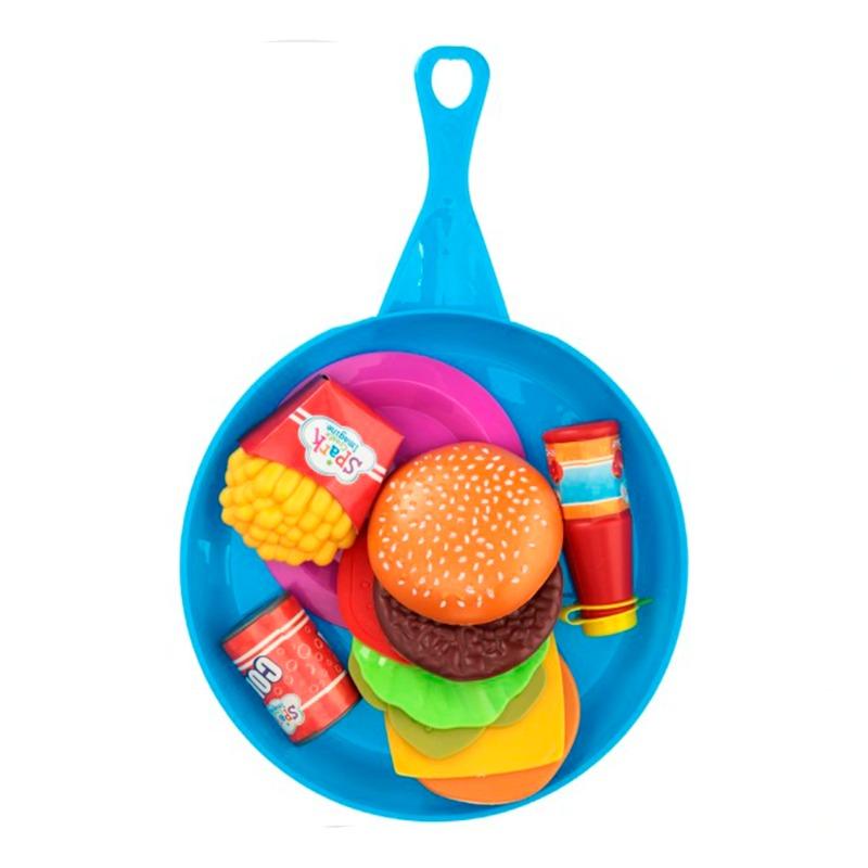 Boley Play Food Set Cooking Pan For Kids Multicolors