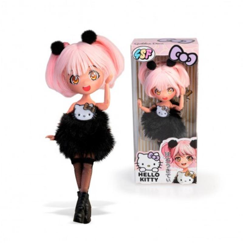 Hello Kitty Manga Original Doll - Blue and Pink Edition