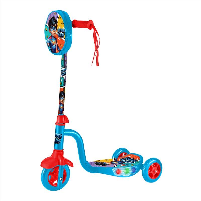 New Super Hero Scooter Blue and Red