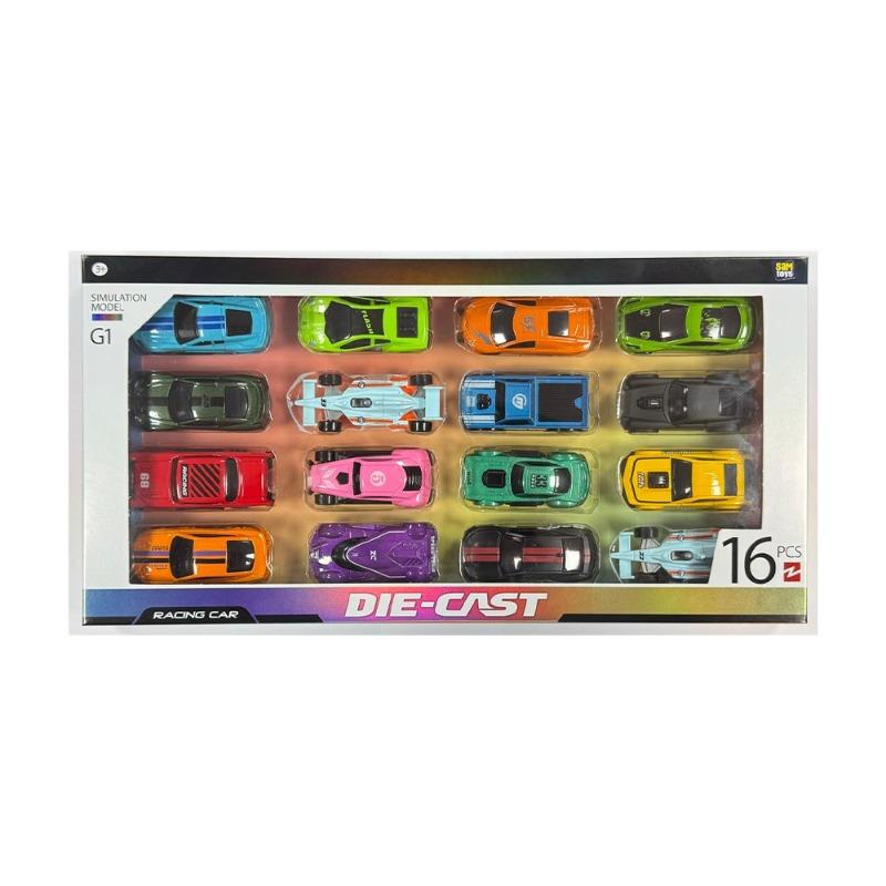 SAM Toys - DIE CAST CAR 16 PCS Set