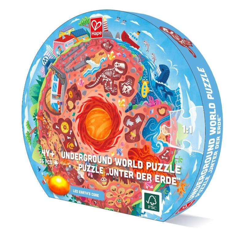 Hape Under Ground World Puzzle