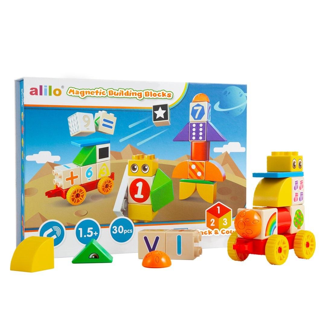 Alilo Magnetic Building Blocks - 30 Pcs