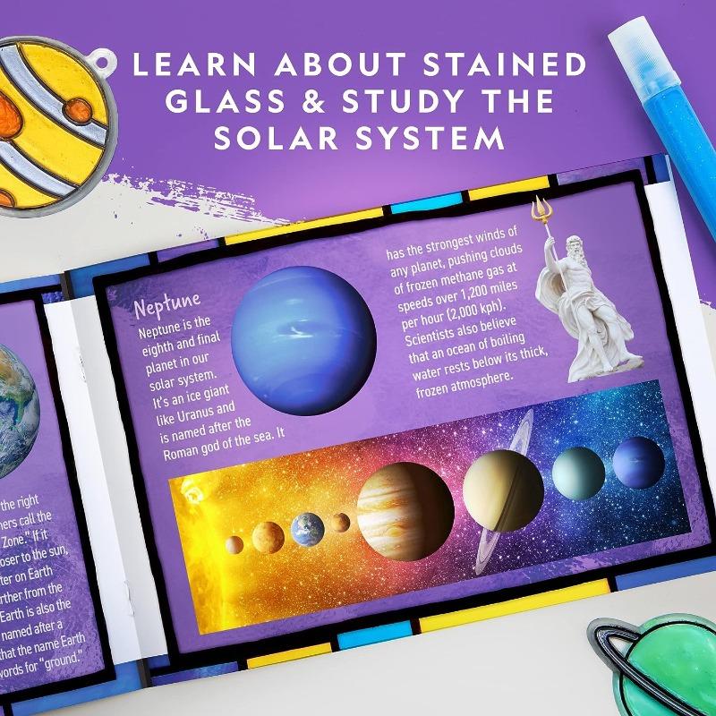 National Geographic Stained Glass Solar System Craft Kit