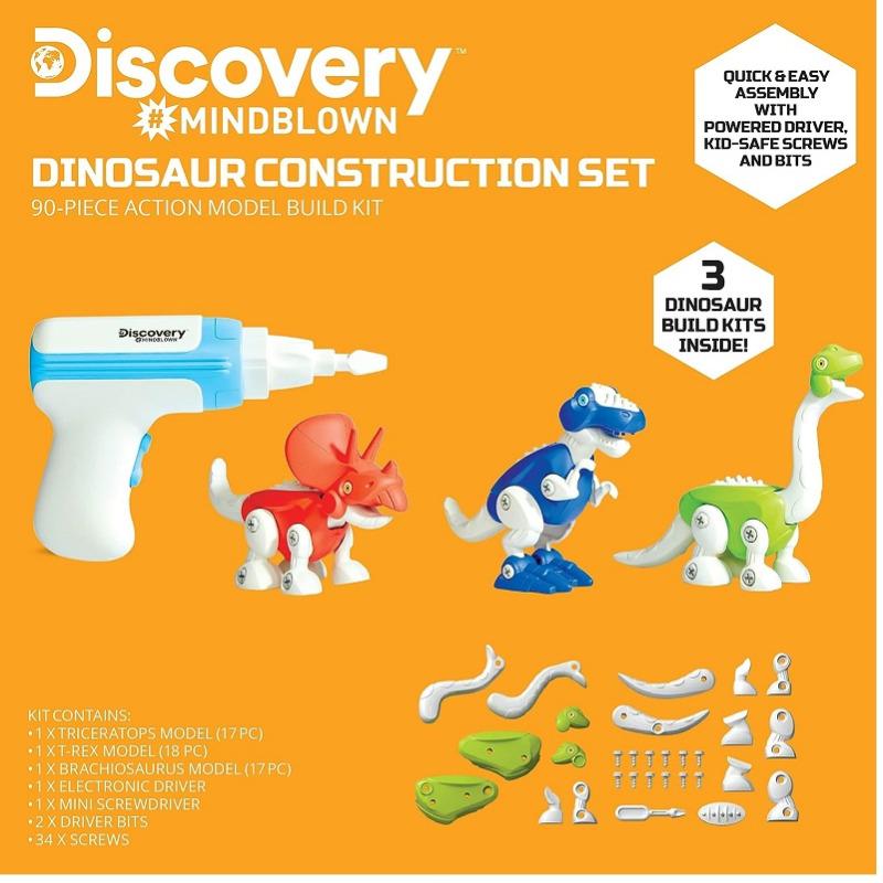 Discovery Mindblown Dinosaur Construction Set - 90 Pcs