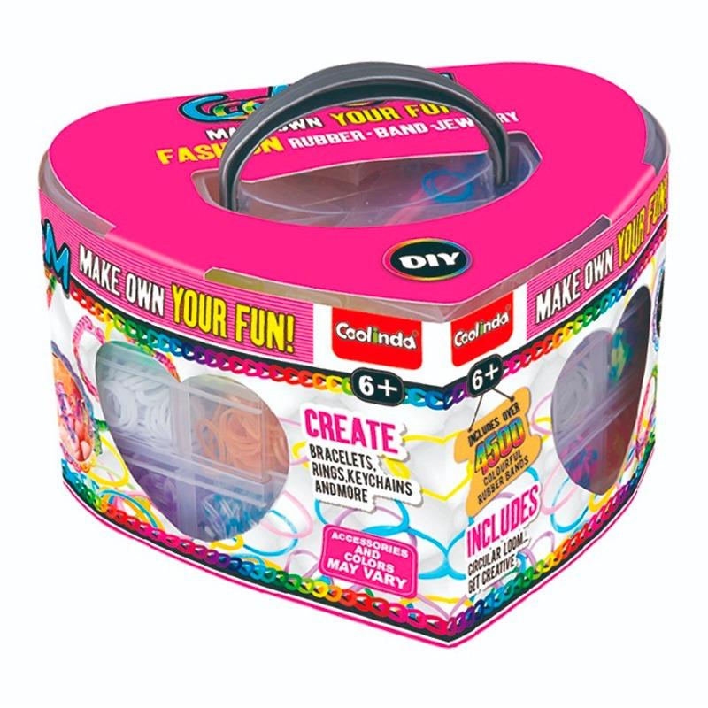 Paulinda Cool Loom Rubber Bracelet Making Set 4500 Pcs