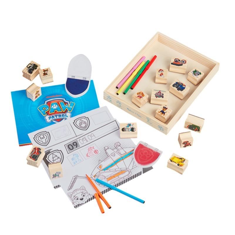Melissa and Doug Paw Patrol Wooden Stamps Activity Set