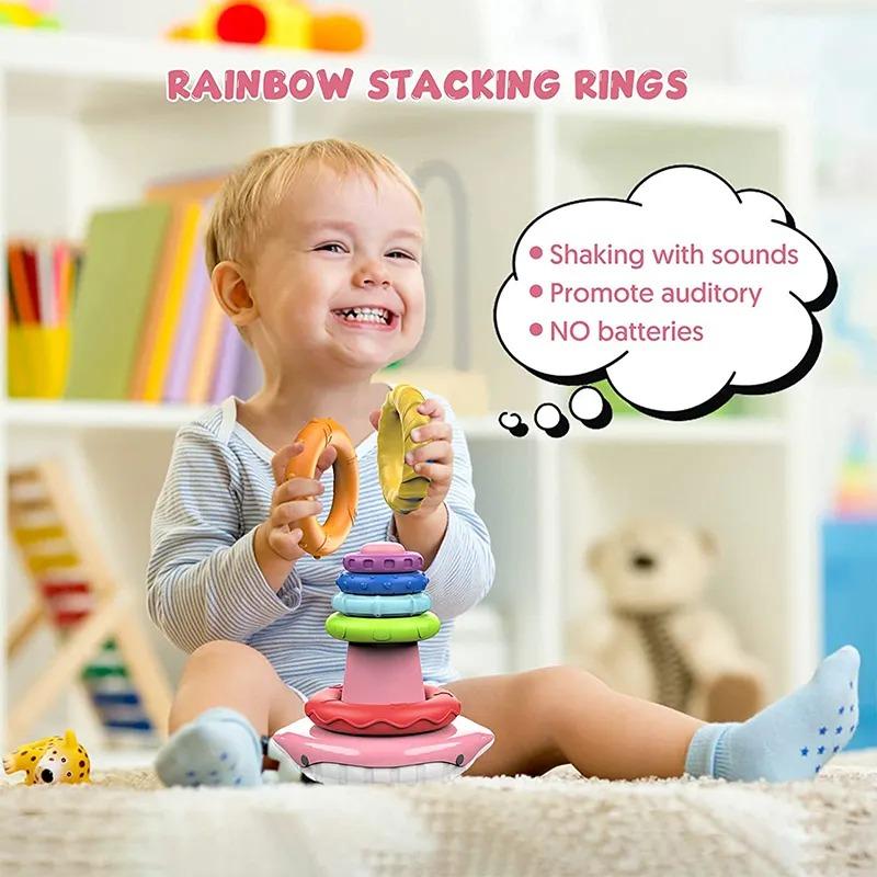 Stacking Rings Toy With Music