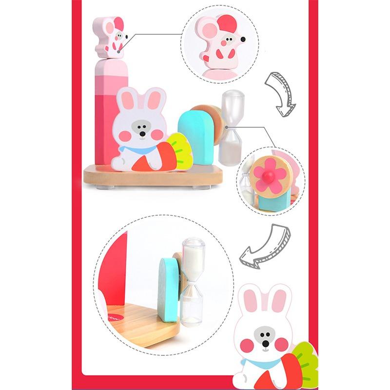 Mideer Baby Toothbrush With Sand Timer - Pink