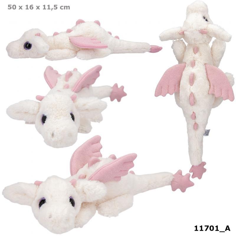 Top Model Love Dragon In White And Pink 50cm