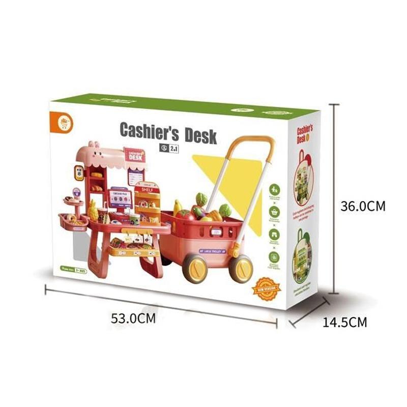 Kids Shopping Cart Trolley Playset For Kids