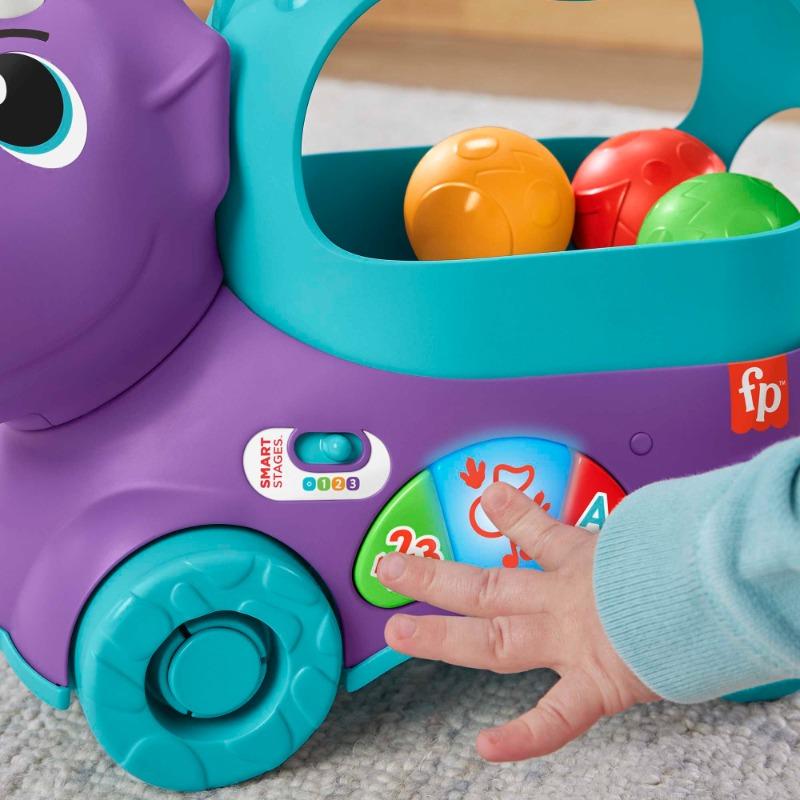 Fisher-Price Triceratops Interactive Ball Popper Pull Toy